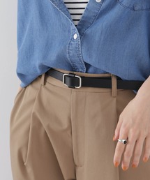 NANO universe | 無段階調整 スクエア型バックル2cm幅ベルト(ベルト)