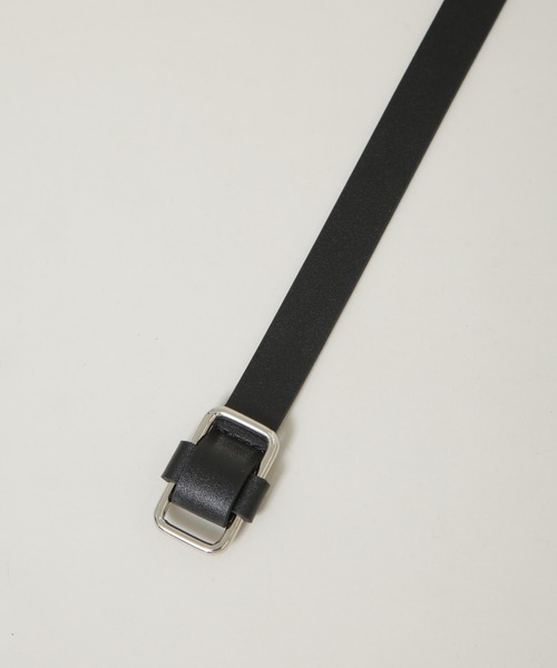 NANO universe（ナノユニバース）の「無段階調整 スクエア型バックル2cm幅ベルト（ベルト・レディース・ブラック/ブラウン/キャメル・F）」の7枚目の写真