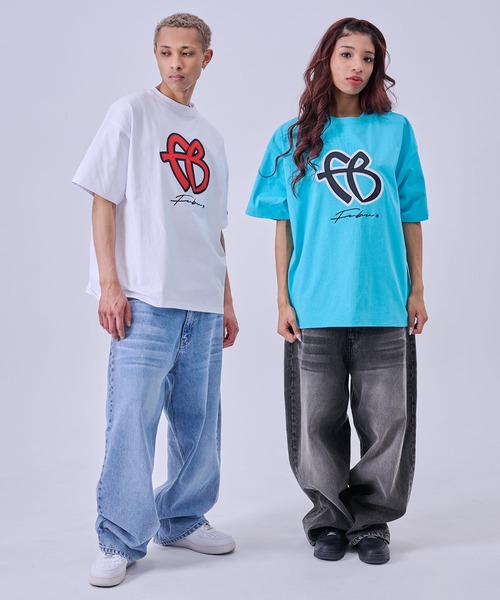 FUBU( フブ)の「FUBU フブ ブランド FB TShirts/FBTシャツ(Tシャツ/カットソー・メンズ・ブラック/ミント/ホワイト・XXL/L/M/XL)」の4枚目の写真