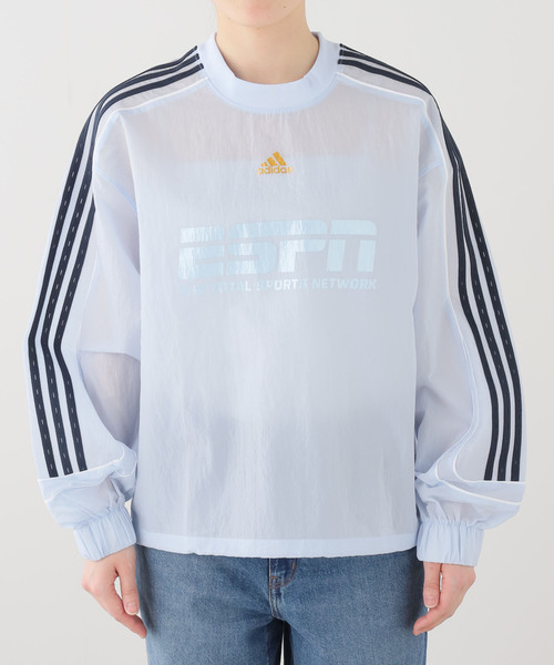 adidas Originals（アディダスオリジナルス）の「adidas originals / アディダス オリジナルス TEAMGEIST 2.0 SWEATSHIRT（Tシャツ/カットソー・レディース・ブルー・MEDIUM）」の10枚目の写真