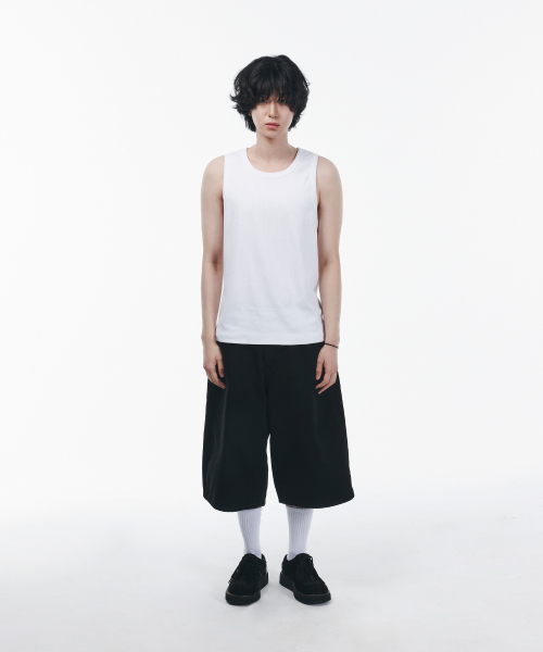 SIGNATURE（シグネチャ）の「リブドスリーブレスTシャツ[ホワイト]（Tシャツ/カットソー・レディース・その他・MEDIUM/LARGE）」の7枚目の写真