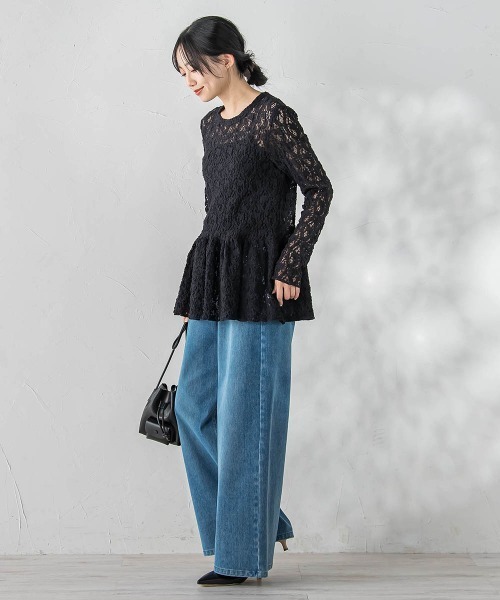 Droite lautreamont（ドロワットロートレアモン）の「カムイレースカットソー（Tシャツ/カットソー・レディース・オフホワイト/ブラック・M）」の21枚目の写真