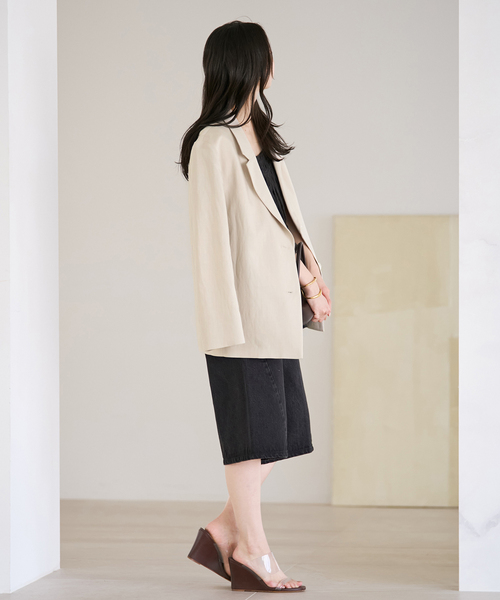 plage（プラージュ）の「IND VOIL TACK キャミソール（キャミソール・レディース・ブラック・FREE）」の6枚目の写真