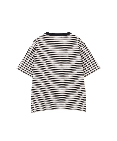 MHL.（エムエイチエル）の「COTTON LINEN STRIPE JERSEY（Tシャツ/カットソー・レディース・マルチ・2）」の6枚目の写真