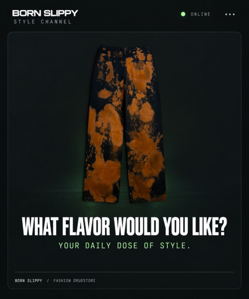BORN SLIPPY(ボーンスリッピー)の「Chemical Drift Wide Pants (Dark Espresso Storm)(その他パンツ・レディース・その他・SMALL/MEDIUM/LARGE)」の2枚目の写真