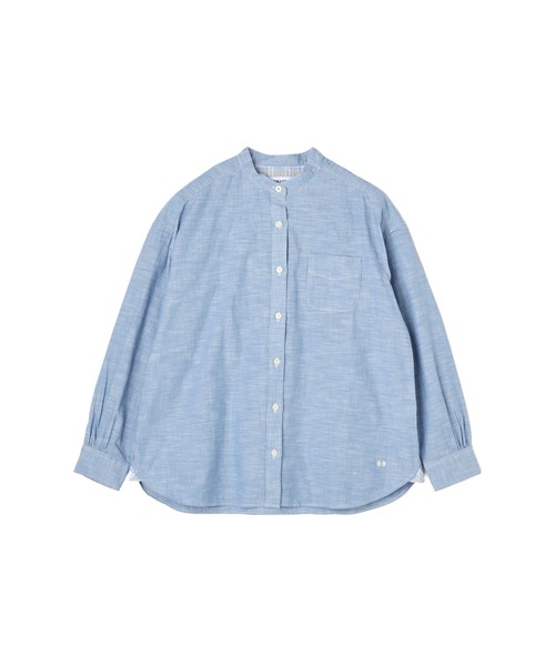 McGREGOR(マックレガー)の「ダンガリーバンドカラーシャツ(シャツ/ブラウス・レディース・ブルー系その他/ブルー・L/M)」の16枚目の写真