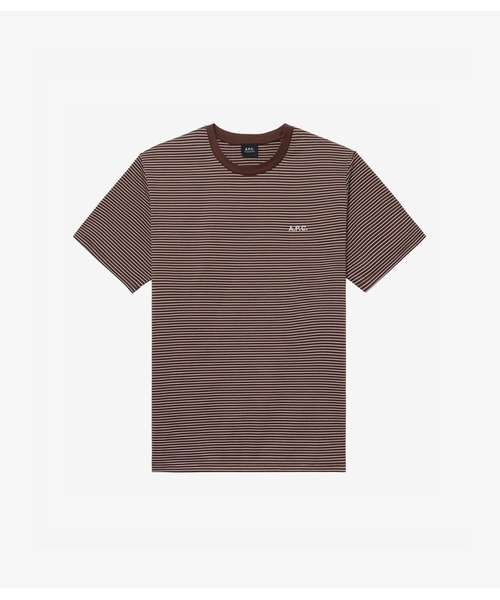 A.P.C.（アーペーセー）の「T-SHIRT ELLISON（Tシャツ/カットソー・メンズ・ブラウン/ブラック・M/L/XL/S/XS）」の2枚目の写真