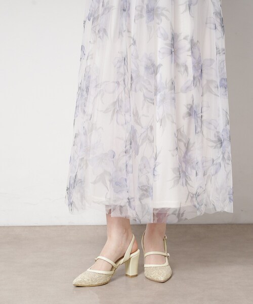 ESPERANZA(エスペランサ)の「クロスストラップセパレートパンプス(パンプス・レディース・アイボリー系8/グレー系4/ブラック系8・S/M/L/LL)」の10枚目の写真