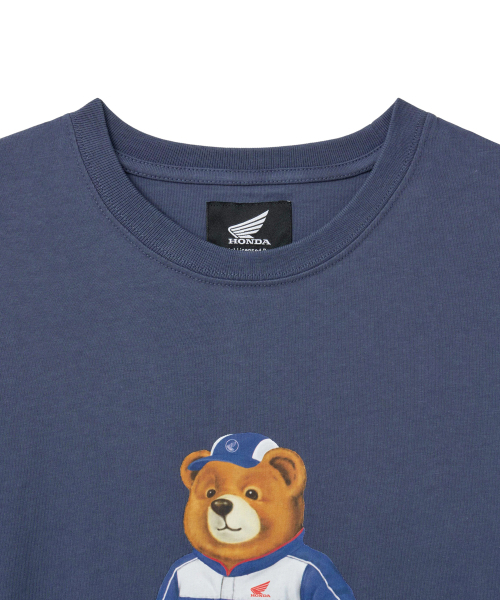 PHYPS MOTORCYCLE(フィップスモーターサイクル)の「Mechanic Bear Short Sleeve Navy(Tシャツ/カットソー・レディース・その他・LARGE/X-LARGE/SMALL/MEDIUM)」の4枚目の写真