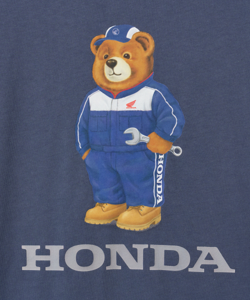 PHYPS MOTORCYCLE(フィップスモーターサイクル)の「Mechanic Bear Short Sleeve Navy(Tシャツ/カットソー・レディース・その他・LARGE/X-LARGE/SMALL/MEDIUM)」の3枚目の写真