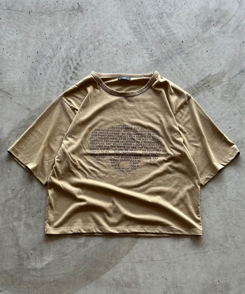 MandO(エムオー)(エムオー)の「ドッグロゴウォッシュTシャツ(Tシャツ/カットソー・メンズ・チャコールグレー/ブラック/ベージュ・LARGE/MEDIUM)」の9枚目の写真