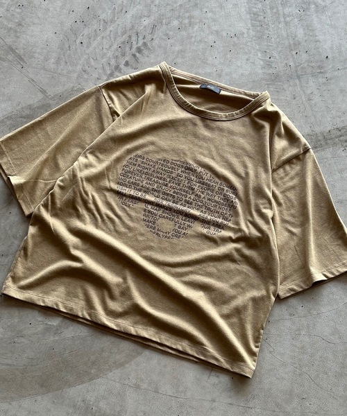 MandO(エムオー)(エムオー)の「ドッグロゴウォッシュTシャツ(Tシャツ/カットソー・メンズ・チャコールグレー/ブラック/ベージュ・LARGE/MEDIUM)」の11枚目の写真