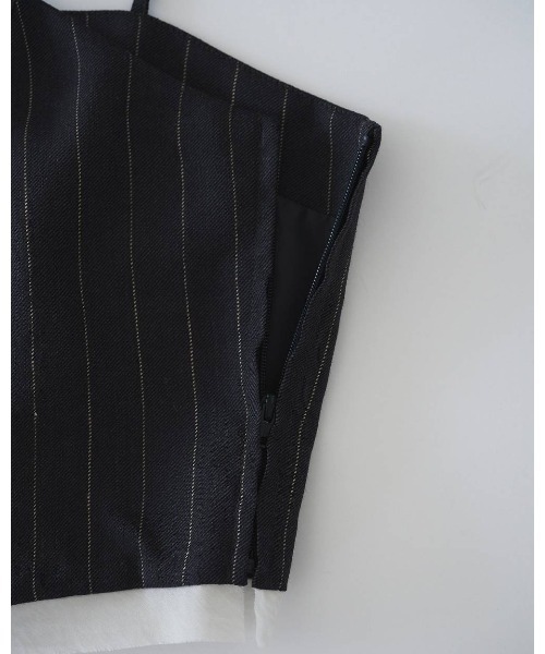 anuke(アンヌーク)の「Linen Compact Camisole 62610409(Tシャツ/カットソー・メンズ・ネイビー/ブラウン・FREE)」の11枚目の写真