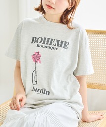 TRICOMER | 【TRICOMER】ヴィンテージライク フラワープリントTシャツ|BOHEME BOTANIQUE(Tシャツ/カットソー)