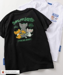 TOM&JERRY（トムアンドジェリー）の「【72】【TOM and JERRY/トムとジェリー】サガラ刺繍 ワッペン刺繍 バックプリント クルーネックTシャツ 新柄追加（Tシャツ/カットソー）」