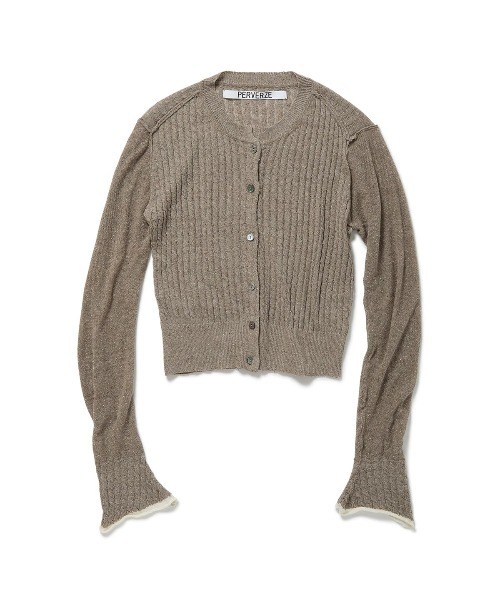 Silk Thin Cable Knit Cardigan（カーディガン/ボレロ）｜PERVERZE