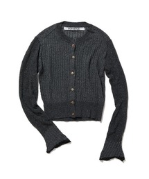 トップス PERVERZE Thick Stripe Knit Cardigan Thick Stripe Knit Cardigan/Black｜PERVERZE | パーバーズの公式