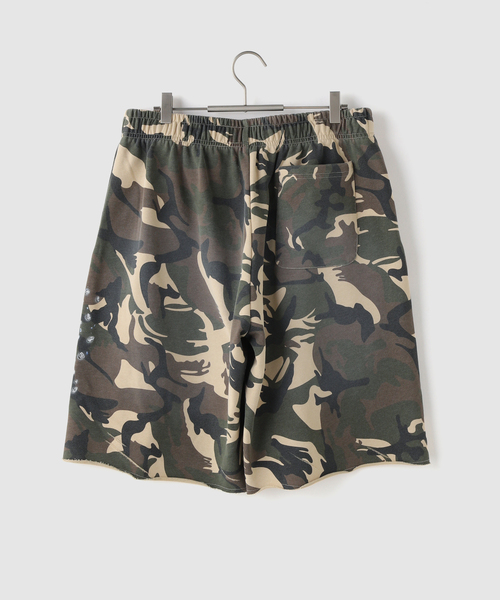 WOKE EDGE（ウォークエッジ）の「WOKE EDGE / ウォークエッジ Diamond Logo Sweat Shorts（その他パンツ・メンズ・カーキ・LARGE/MEDIUM）」の5枚目の写真