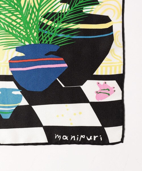 manipuri(マニプリ)の「MANIPURI SHANGRI-LA シルクスカーフ(バンダナ/スカーフ・レディース・イエロー系その他・FREE)」の7枚目の写真