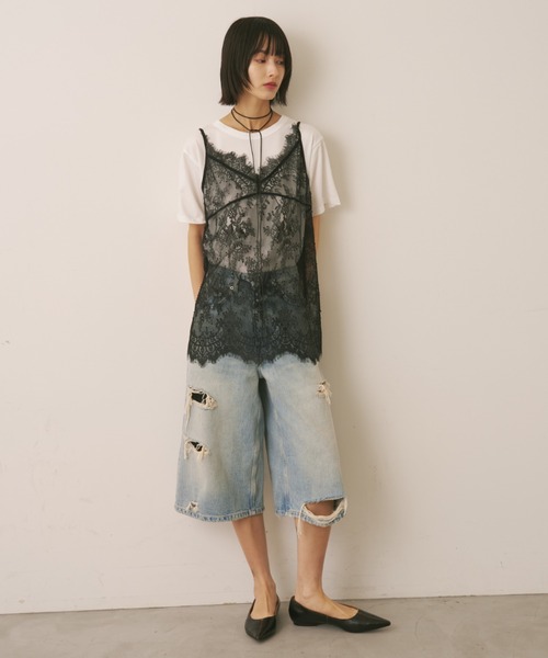 AIC.(エーアイシー)の「レースキャミ×Tシャツアンサンブル(アンサンブル・レディース・その他2/その他1・FREE)」の16枚目の写真