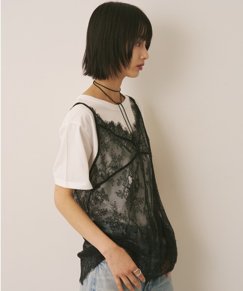 AIC.(エーアイシー)の「レースキャミ×Tシャツアンサンブル(アンサンブル・レディース・その他2/その他1・FREE)」の11枚目の写真