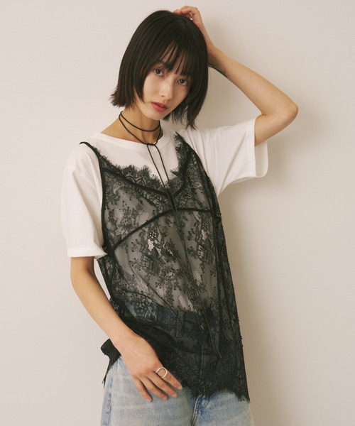 AIC.(エーアイシー)の「レースキャミ×Tシャツアンサンブル(アンサンブル・レディース・その他2/その他1・FREE)」の7枚目の写真