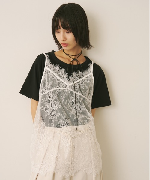 AIC.(エーアイシー)の「レースキャミ×Tシャツアンサンブル(アンサンブル・レディース・その他2/その他1・FREE)」の21枚目の写真
