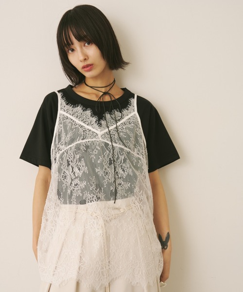 AIC.(エーアイシー)の「レースキャミ×Tシャツアンサンブル(アンサンブル・レディース・その他2/その他1・FREE)」の22枚目の写真