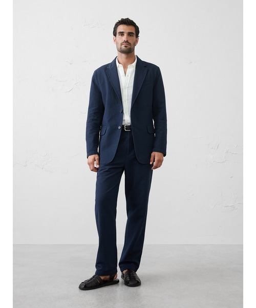 セール】BANANA REPUBLIC FACTORY STORE イージー シアサッカー スーツ