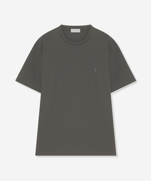 MACKINTOSH LONDON(マッキントッシュ ロンドン)の「【WEB・一部店舗限定】プラチナポンチロゴ刺繍Tシャツ(Tシャツ/カットソー・メンズ・ブラック/チャコールグレー/ブルー/ホワイト・M/XL/L)」の1枚目の写真
