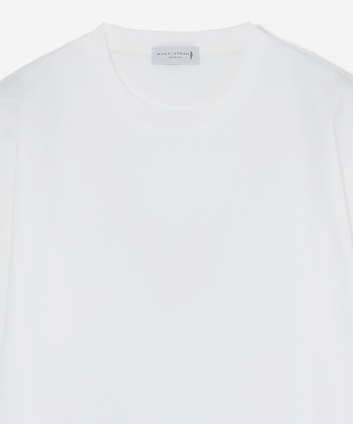 MACKINTOSH LONDON(マッキントッシュ ロンドン)の「【WEB・一部店舗限定】プラチナポンチロゴ刺繍Tシャツ(Tシャツ/カットソー・メンズ・ブラック/チャコールグレー/ブルー/ホワイト・M/XL/L)」の6枚目の写真