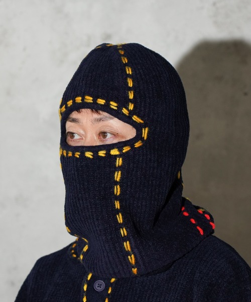PHINGERIN（フィンガリン）の「PHINGERIN / フィンガリン PG1 BALACLAVA (PD-252-HA-011)（ニットキャップ/ビーニー・メンズ・ベージュ・FREE）」の5枚目の写真
