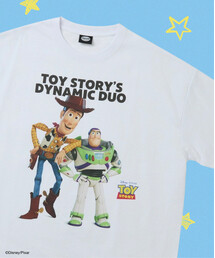 「トイ・ストーリー」 別注 キャラクタープリント クルーネックTシャツ 限定展開