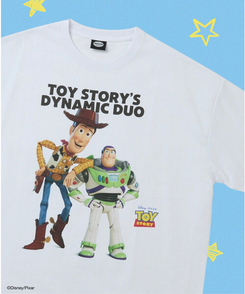 FREAK'S STORE(フリークスストア)の「「トイ・ストーリー」 別注 キャラクタープリント クルーネックTシャツ 限定展開(Tシャツ/カットソー・メンズ・オフホワイト/ブラック/チャコールグレー/グレー/ライトグレー/ホワイト/ナチュラル/シルバー/その他/ダークグレー/ベージュ/ゴールド・SMALL/LARGE/MEDIUM)」の9枚目の写真