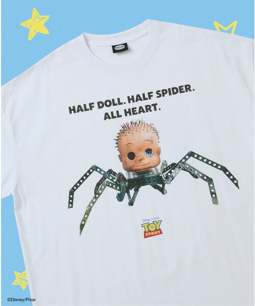 FREAK'S STORE(フリークスストア)の「「トイ・ストーリー」 別注 キャラクタープリント クルーネックTシャツ 限定展開(Tシャツ/カットソー・メンズ・オフホワイト/ブラック/チャコールグレー/グレー/ライトグレー/ホワイト/ナチュラル/シルバー/その他/ダークグレー/ベージュ/ゴールド・SMALL/LARGE/MEDIUM)」の12枚目の写真