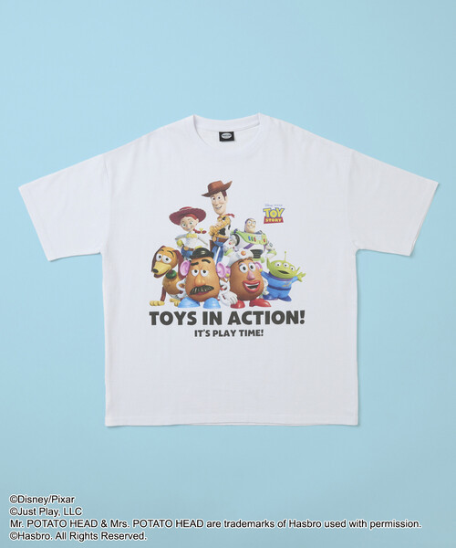 FREAK'S STORE(フリークスストア)の「「トイ・ストーリー」 別注 キャラクタープリント クルーネックTシャツ 限定展開(Tシャツ/カットソー・メンズ・オフホワイト/ブラック/チャコールグレー/グレー/ライトグレー/ホワイト/ナチュラル/シルバー/その他/ダークグレー/ベージュ/ゴールド・SMALL/LARGE/MEDIUM)」の13枚目の写真