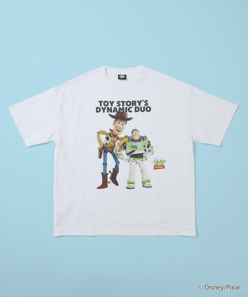 FREAK'S STORE(フリークスストア)の「「トイ・ストーリー」 別注 キャラクタープリント クルーネックTシャツ 限定展開(Tシャツ/カットソー・メンズ・オフホワイト/ブラック/チャコールグレー/グレー/ライトグレー/ホワイト/ナチュラル/シルバー/その他/ダークグレー/ベージュ/ゴールド・SMALL/LARGE/MEDIUM)」の15枚目の写真