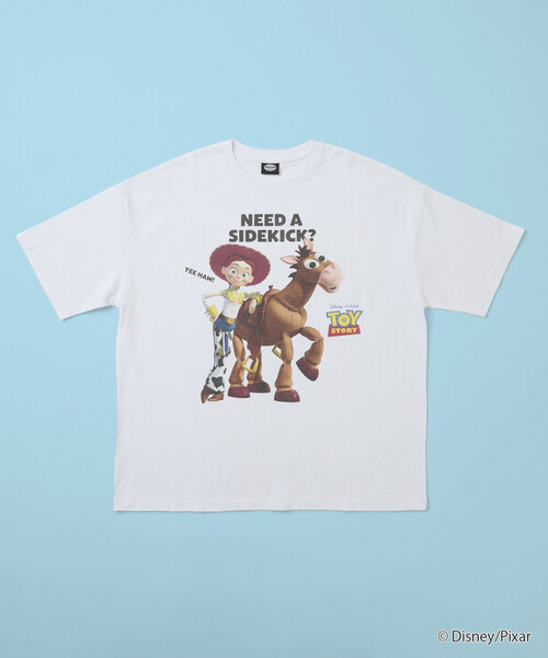 FREAK'S STORE(フリークスストア)の「「トイ・ストーリー」 別注 キャラクタープリント クルーネックTシャツ 限定展開(Tシャツ/カットソー・メンズ・オフホワイト/ブラック/チャコールグレー/グレー/ライトグレー/ホワイト/ナチュラル/シルバー/その他/ダークグレー/ベージュ/ゴールド・SMALL/LARGE/MEDIUM)」の16枚目の写真