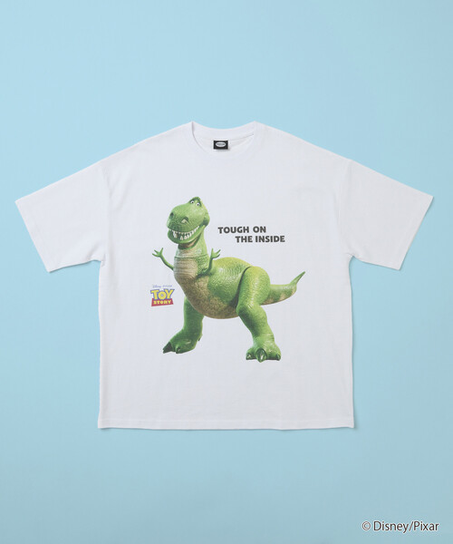 FREAK'S STORE(フリークスストア)の「「トイ・ストーリー」 別注 キャラクタープリント クルーネックTシャツ 限定展開(Tシャツ/カットソー・メンズ・オフホワイト/ブラック/チャコールグレー/グレー/ライトグレー/ホワイト/ナチュラル/シルバー/その他/ダークグレー/ベージュ/ゴールド・SMALL/LARGE/MEDIUM)」の19枚目の写真