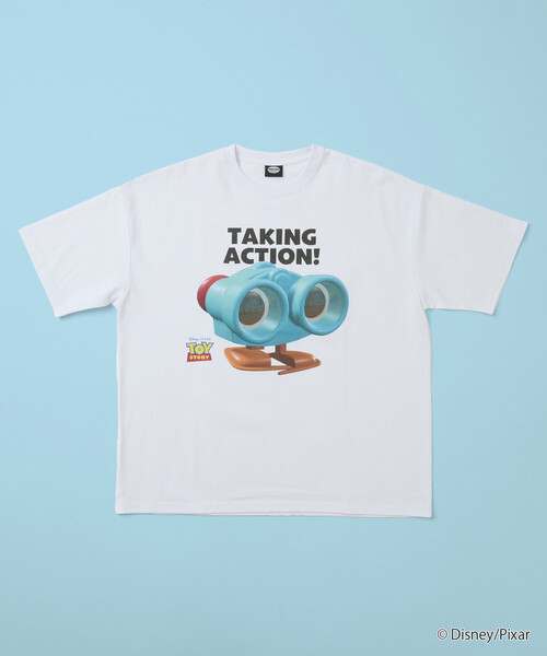 FREAK'S STORE(フリークスストア)の「「トイ・ストーリー」 別注 キャラクタープリント クルーネックTシャツ 限定展開(Tシャツ/カットソー・メンズ・オフホワイト/ブラック/チャコールグレー/グレー/ライトグレー/ホワイト/ナチュラル/シルバー/その他/ダークグレー/ベージュ/ゴールド・SMALL/LARGE/MEDIUM)」の20枚目の写真