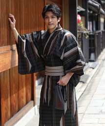 和なでしこ（ワナデシコ）の「浴衣 メンズ セット 男物綿浴衣3点セット（浴衣）」