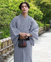 和なでしこ（ワナデシコ）の「浴衣 メンズ セット 男物綿浴衣3点セット（浴衣）」