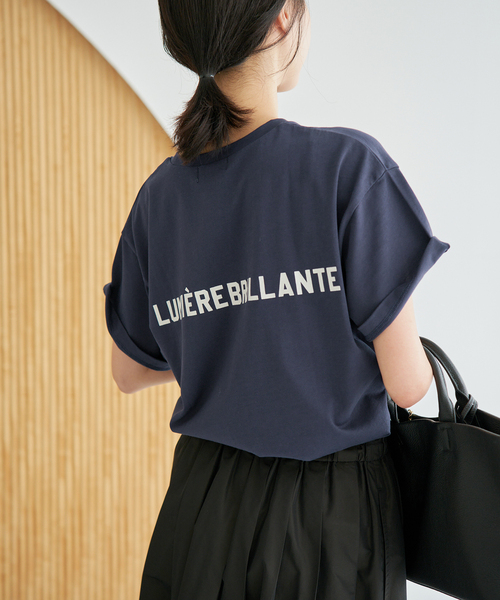 SLOBE IENA(スローブイエナ)の「《WEB限定/追加2》1ST ETOILE Tシャツ(Tシャツ/カットソー・レディース・ブラウン/グレー/カーキ/ネイビー・FREE)」の1枚目の写真