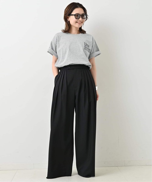 SLOBE IENA(スローブイエナ)の「《WEB限定/追加2》1ST ETOILE Tシャツ(Tシャツ/カットソー・レディース・ブラウン/グレー/カーキ/ネイビー・FREE)」の16枚目の写真