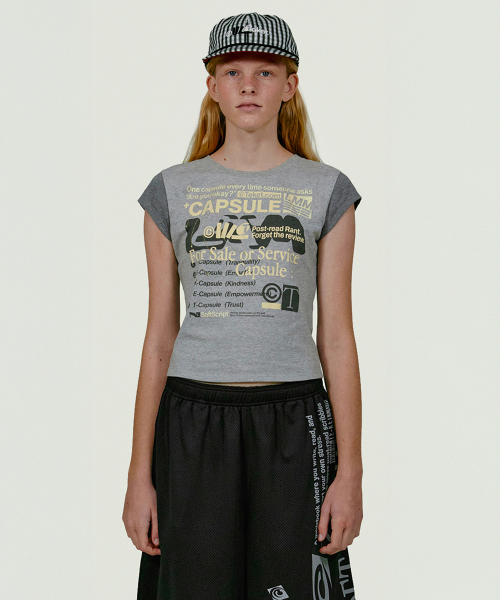 TEKET(テケット)の「Capsule Women Tee Melange Gray(Tシャツ/カットソー・レディース・その他・MEDIUM/SMALL)」の2枚目の写真