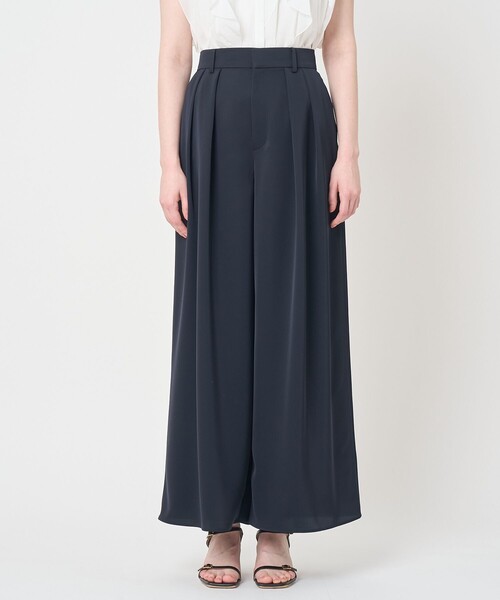 ANAYI（アナイ）の「トリアセツイルタックイージーパンツ〈セットアップ対応商品〉（その他パンツ・レディース・ネイビー/ピンクベージュ/ブルー・38/36）」の5枚目の写真