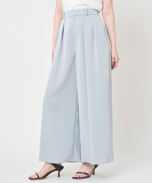 ANAYI（アナイ）の「トリアセツイルタックイージーパンツ〈セットアップ対応商品〉（その他パンツ・レディース・ネイビー/ピンクベージュ/ブルー・38/36）」の16枚目の写真