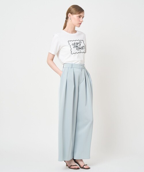 ANAYI（アナイ）の「トリアセツイルタックイージーパンツ〈セットアップ対応商品〉（その他パンツ・レディース・ネイビー/ピンクベージュ/ブルー・38/36）」の19枚目の写真