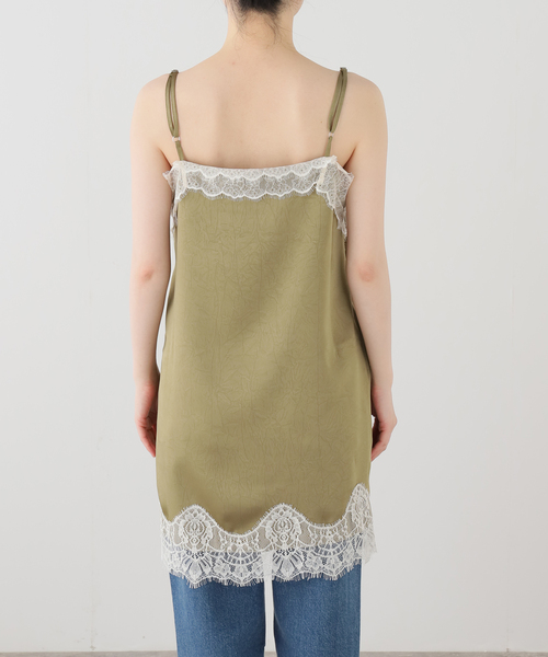 MILLO WOMEN（ミロウーマン）の「【Geek Office / ギークオフィス】MILLO WOMEN Crease Lace Midi Dress（ワンピース・レディース・カーキ・FREE）」の13枚目の写真