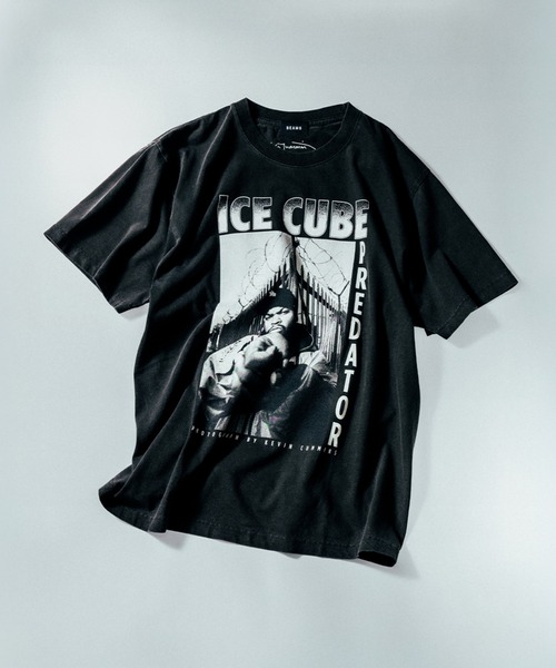 BEAMS T(ビームスティー)の「Kevin Cummins / ICE CUBE T-shirt②(Tシャツ/カットソー・メンズ・ブラック系その他4・XX-LARGE/X-LARGE/LARGE/MEDIUM/SMALL)」の1枚目の写真